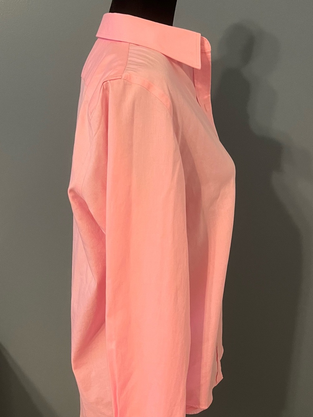 Classic Lauren Ralph Lauren non iron Pink Button-Down Shirt - Women's EUC - Picture 3 of 8